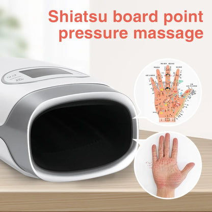 Smart Hand Massager Acupoint Massage Heating Air Compression Press Massage Palm Massager Finger Wrist Spa Relaxation Relax