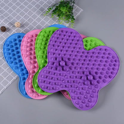 1pc Butterfly Foot Massager Mat Feet Reflexology Walk Massage Pad for Health Car