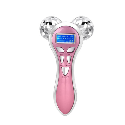 New 4D Facial Massager Roller Microcurrent Face Massager Roller Beauty Skin Care Tool for Face Eye Neck Gift for Women