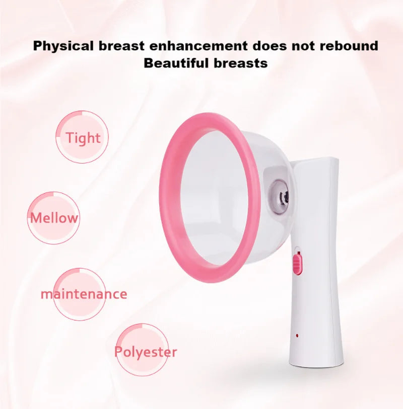 Professional Breast Massage Electromechanical Beauty Breast Enhancement Machine 2 Sizes of Vacuum Breast Pump Design Suction Cup