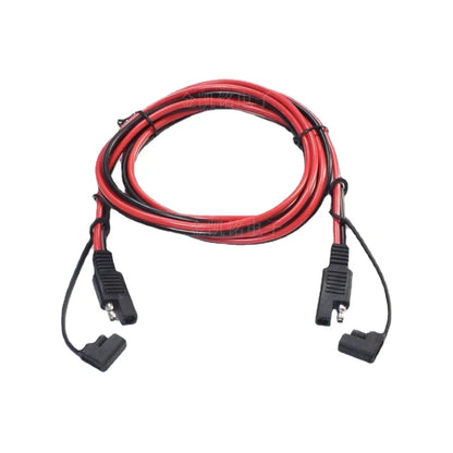 2mm² SAE Male To Female Extension Cable - 14AWG Photovoltaic Solar Panel Connector Wire - 20A Pure Copper - 2m