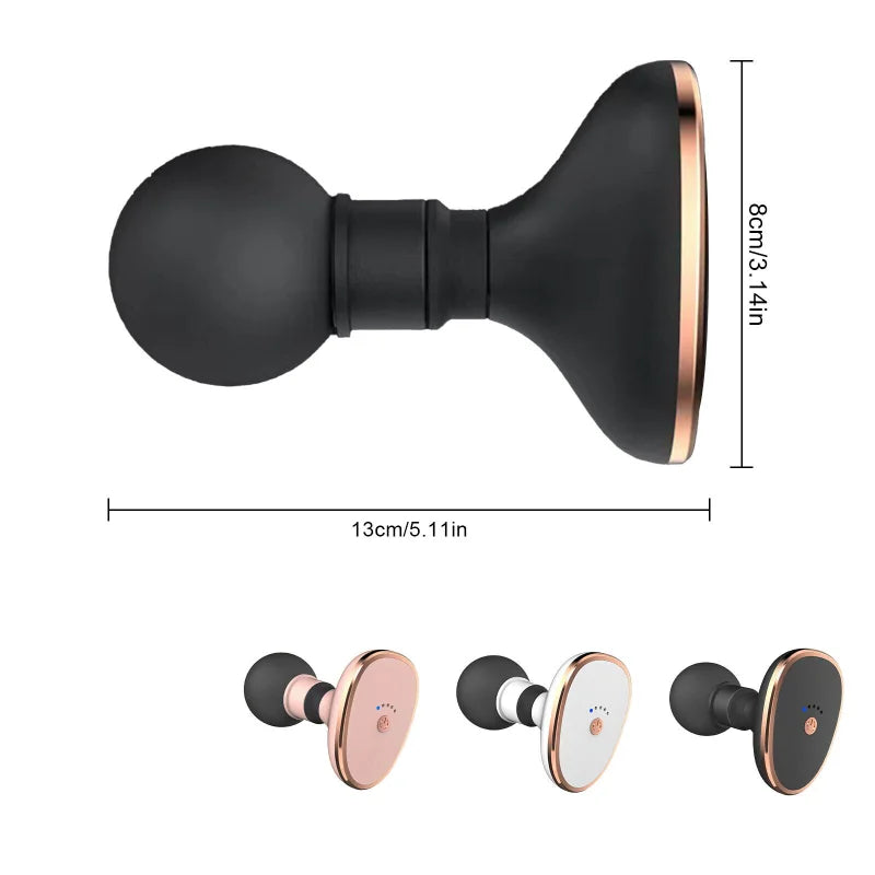 Slimming Relaxation Pain Relief Electric Deep Muscle Massager Body Massager Mini Fascia Gun Pistol For Body Neck Back Vibration