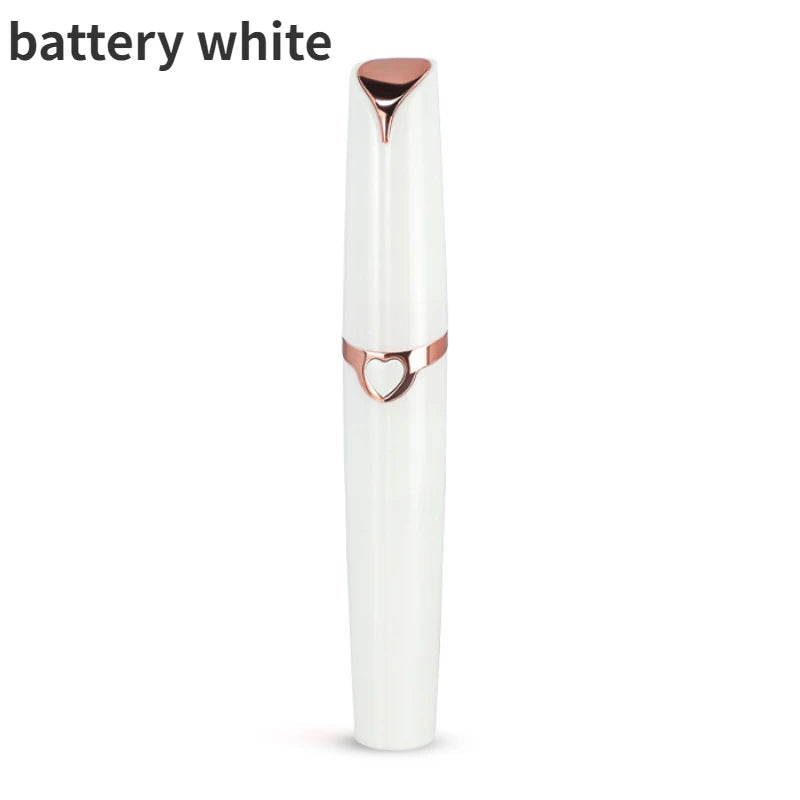 Portable Electric Eyebrow Trimmer Mini Women'S Lipstick Eyebrow Trimmer Usb Rechargeable Electric Eyebrow Trimmer