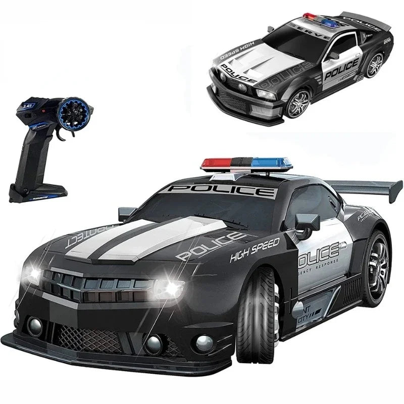 1: 12 Rc Car 2.4G Remote Control Police Cars Models Toy High Speed Radio Controled for Boys Kid Gift Machine Off-Road Drift Toys