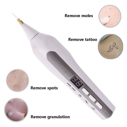 Electric Blackhead Removers Pen 9 Level Eyelid Lift Fibroblast Wrinkle Spot Tattoo Mole Removal Plasma Pen for Face Skin Lift