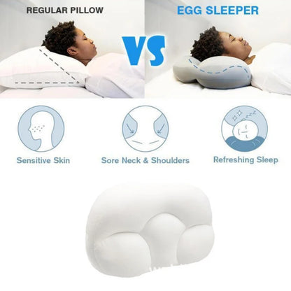 1pack Body Massager  Pillow All round Sleep Pillow Neck Massager Sleeping Memory Foam Egg Shaped Head Massage Cushion