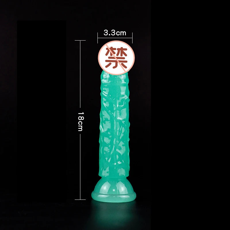 1pc Luminous Simulation Dildo Realistic Penis For Women with Suction Cup XL Thick Couple Erotic Sex Anal Adult Toys for Men Toy