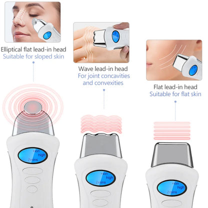 NEW Face Lifting Galvanic Facial Machine Microcurrent Skin Rejuvenate Tightening Anti-Wrinkles Machine Skin Care Body Slimming