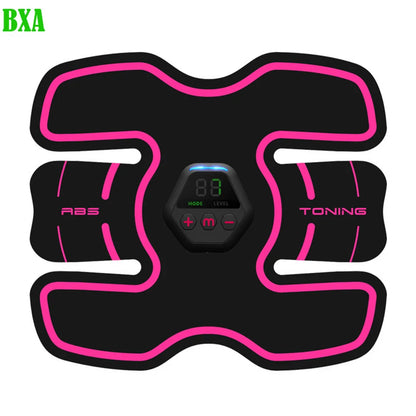 EMS Abdomina Muscle Fitness Instrument Stimulator USB Rechargeable Wireless Buttocks Hip Trainer Abdominal Body Slimming Massage