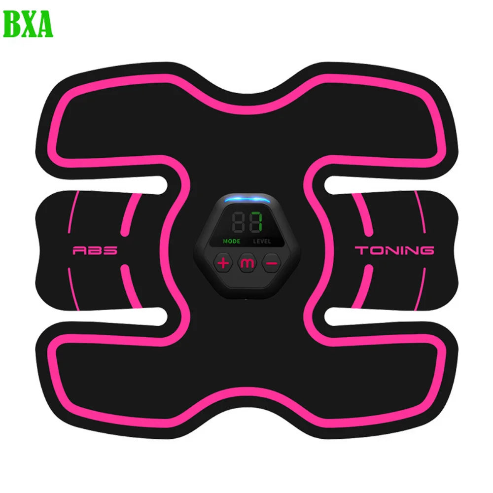 EMS Abdomina Muscle Fitness Instrument Stimulator USB Rechargeable Wireless Buttocks Hip Trainer Abdominal Body Slimming Massage