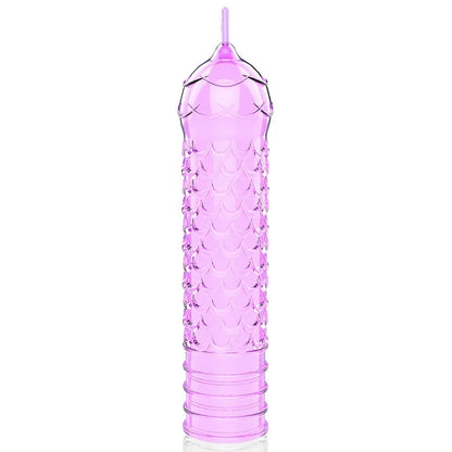 1PCS Transparent Colorful Crystal Penis Sleeve Enhancer G-Spot Stimulation Delayed Ejaculation Stronger Erection Sex Toy for Men