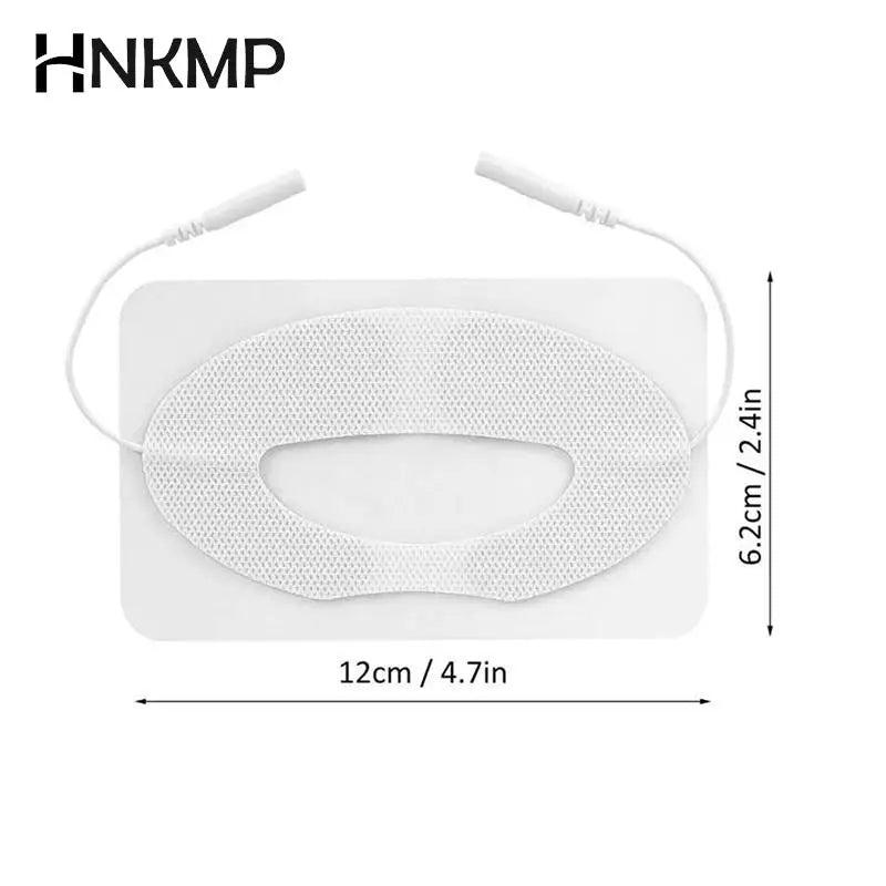 3Pcs Lips Electrode Pad Non Woven Fabric Replacement Electrode Patch Accessory For Pulse Massager Electrode Pad For Massager