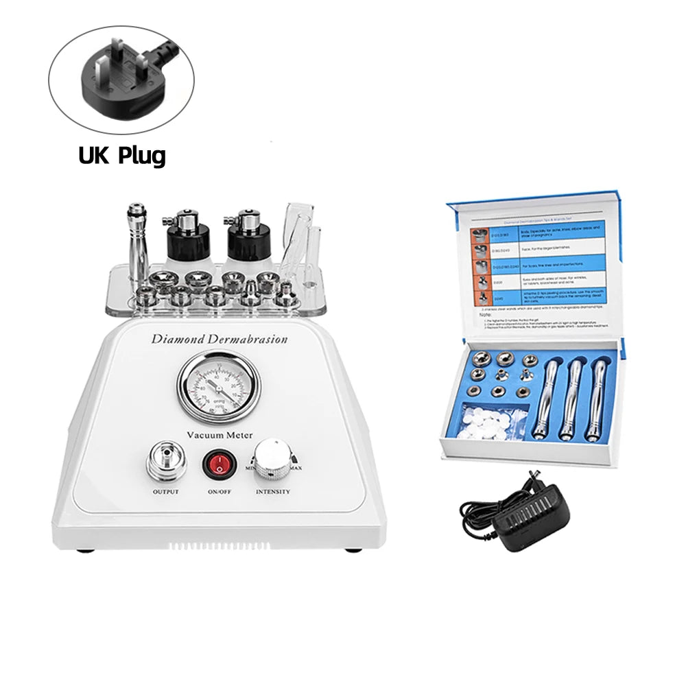 NEW Skin Diamond Micro-dermabrasion Machine Exfoliating Facial Dermabrasion Device Vacuum Wrinkle Removal Peeling Home Beauty