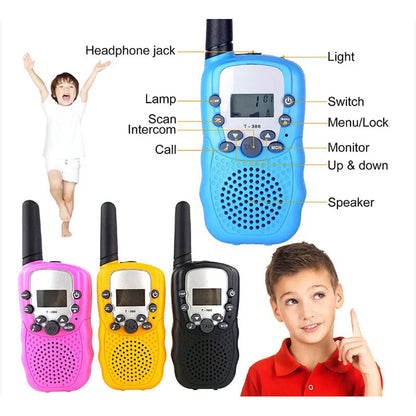 2pcs Baofeng T-388 Radio Mini Wlakie Talkie Talkpod Parent-child Family Games Toys Educational Intellectual For Kids Gifts Boys