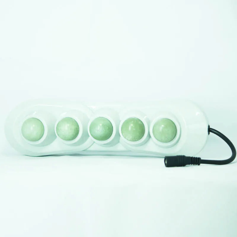 New Massager Far Infrared Tourmaline Heating 5 Balls Natural Jade Project Heater Tourmaline Projector Massage Device