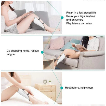 Electric Leg Massager EMS Tens Massage Health Care Relaxation Cellulite Removal Shaping Masajeador Stimulator MicroCurrent Saude