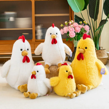 30-60cm Cute Milo Chicken Plush Doll Toys Animal Plush Toy Boys Girls Sleeping Soft Stuffed Cushion Throw Pillow Doll Kids Gifts