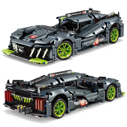 1280PCS Technical 1:14 Peugeoted MOC Speed Car Building Blocks 42156 Racing Vehicle Assemble Bricks Toys Gifts for Kids Boy