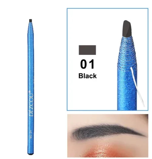 Eyebrow Pencil Waterproof Microblading Eyebrow Pen Stencil Tint Tattoo Eyebrows Makeup Sweat-proof Holding makeup  Brow Pencil