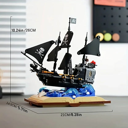 919PCS Kids MOC Ship Building Block DIY Boat Assemble Briciks Toy Gifts for Children