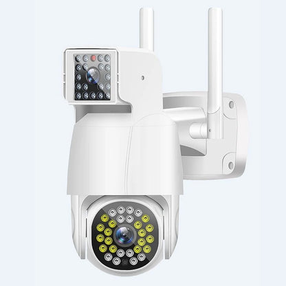 Wireless Network WiFi Binocular Camera 28 Lights Outdoor Waterproof Ball Machine Mobile Phone Home Remote Monitor