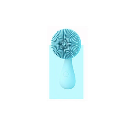 SJ01 Silicone Ultrasonic Facial Brush Cleansing Brush Face Body Cleanser 4 Modes with Rotating Magnetic Beads Skin Rejuvenation