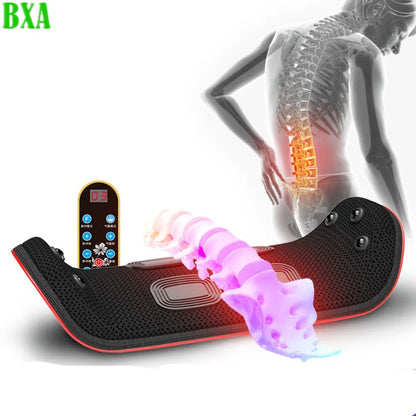 NEW Hot Compress Lumbar Spine Lumbar Traction Device Inflatable Electric Waist Massager Heating Multi-Level Back Massager