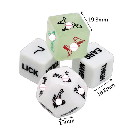 2/1PCS Sexy Dice Sm Erotic Craps Toys Love Dices Sex Toys for Adults Games Sex Toys Couples Dice Sex Game Toy for Couple Bdsm