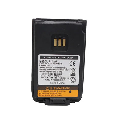 HYT 7.4V 1500mAh BL1502 Li-ion Battery for Hytera PD500 PD502 PD560 PD600 PD602 PD660 PD682G Radio (fit BL1504, BL2010,BL2020 )