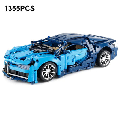 1388PCS MOC Technical Super Speed Bugattied Sport Car Building Blocks Assemble Bricks Racing Vehicle Toys Gifts for Adult Friend