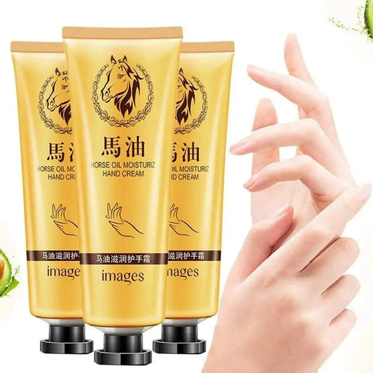 1pc 30g Moisturizing Horse Oil Hand Cream Preventing Dryness Hand Care Hydrating Cream Anti-Cracking Nourishing Hand Cream