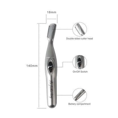 Beginner Wireless Electric Eyebrow Trimmer Artifact Hair Removal Beauty Trimmer Men's And Women's Automatic Eyebrow Trimmer