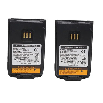 HYT 7.4V 1500mAh BL1502 Li-ion Battery for Hytera PD500 PD502 PD560 PD600 PD602 PD660 PD682G Radio (fit BL1504, BL2010,BL2020 )