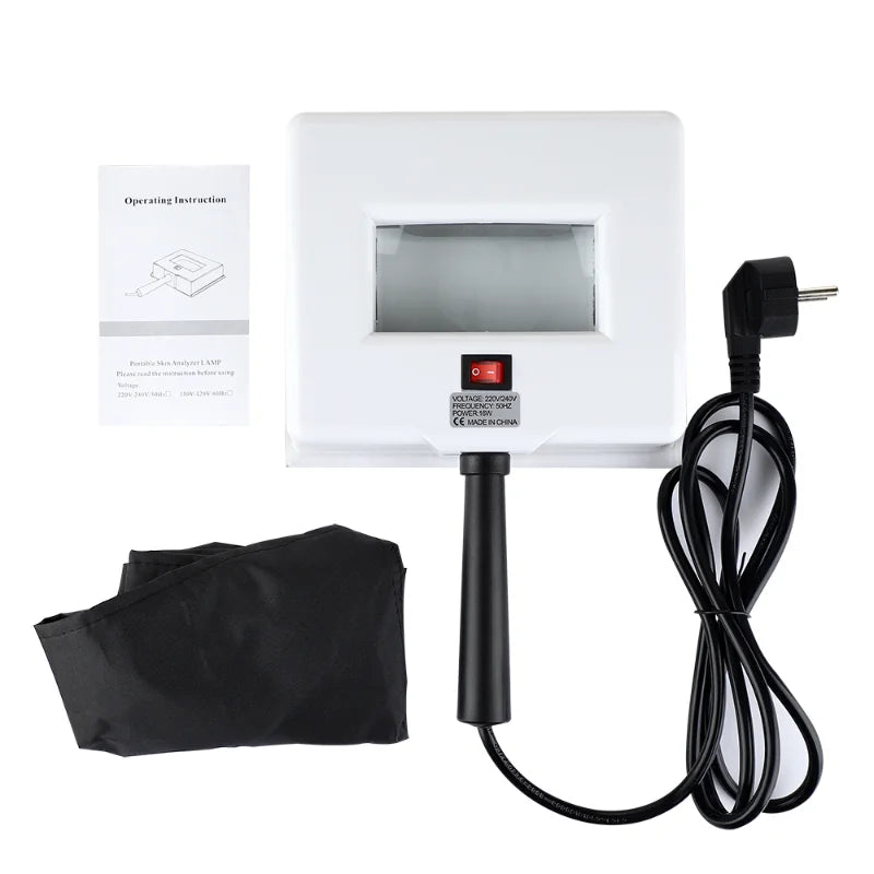 New Wood Lamp Skin UV Analyzer Skin Examination Testing Diagnostic Machine Skin Vitiligo Testing Examination Magnifying Machine