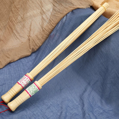 Natural Bamboo and Wood Body Massage Hammer Stick Relieve Muscle Fatigue Eliminate Fatigue Stick Fitness Wooden Handle