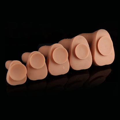 Suction Cup Thick Glans Dick Huge Realistic Brown Giant Long Dildo Soft Silicone Vaginal Masturbators Penis Erotic Toy for Women