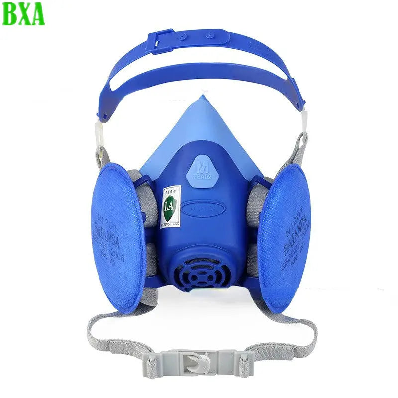 Protection Dust Mask Industrial Spraying Organic Grinding Coal Mine 1201 Silicone Anti-Fog Respirator Vapor Mask Safety Work