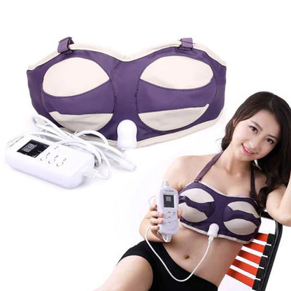 Bra Shape Breast Muscle Massager Chest Stimulation Device Electric Infrared Electronic Breast Enlargement Health Massager