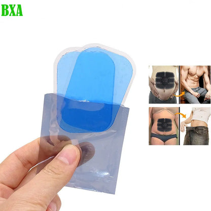 10-50Pcs Abdominal Gel Pads for EMS Trainer Abdominal Gel Stickers Fitness Hydrogel for Abdomen Muscle Stimulator Slim Massager