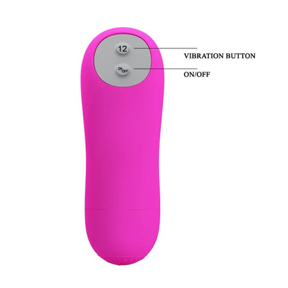 Soft Silicone Mushroom 12-Frequency Vibration Pussy Pump Clit Vibrator Clitoral Stimulator Masturbator Sex Toy for Women