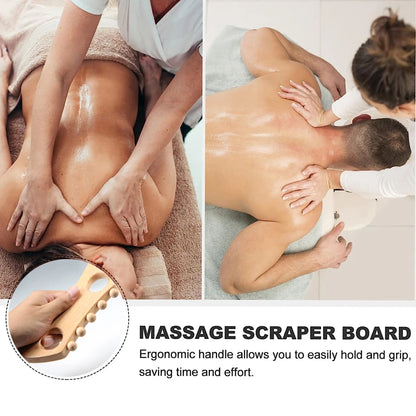 New Wooden GuaSha Massage Board Lymphatic Drainage Massager Wood Therapy Tools for Body Shaping Anti Cellulite Muscle Release