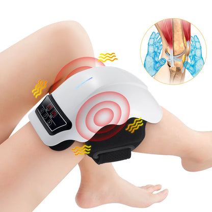 NEW Soft Smart Hot Compress Knee Relaxation Massager Kneecap Infrared Therapy Elbow and Shoulder Massager for Joint Muscle Relax