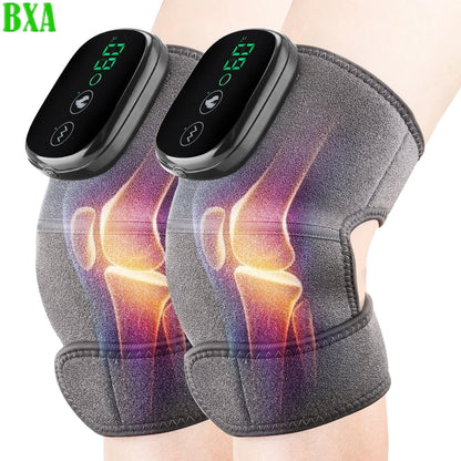 1PC New Leg Joint Physiotherapy Elbow Warm Wrap Arthritis Muscle Relax 3IN1 Electric Heating Therapy Knee Vibration Massager