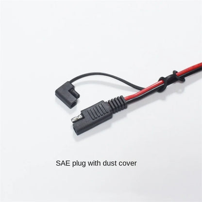 14AWG Pure Copper 75mm Crocodile Clip To SAE Plug, Solar Power 12V24V Battery 20A Power Cable, 1 Meter