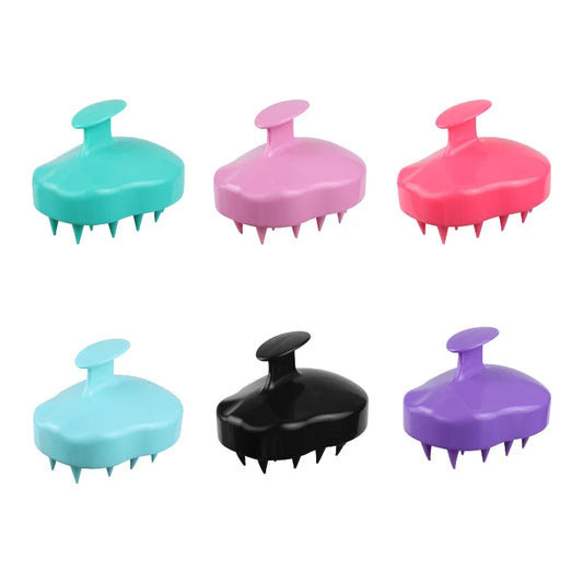 1PCS Soft Silicone Massage Comb Wet and Dry Scalp Hair Growth Massager Household Bath Shampoo Brush for Relax & Stress Relief