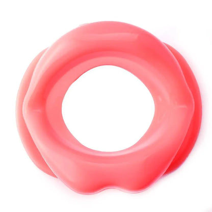 Silicone Full Lip Plumper Enhancer Tool Rubber Face Lifting Lip Trainer Mouth Muscle Tightener Face Sagging Correction Massage