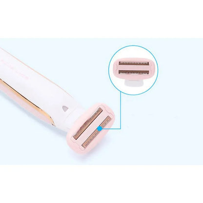 BXL-812 USB Rechargeable Women Electric Shaver For Facial Body Hair Trimmer Bikini Lady Hair Remover Legs Grooming Razor Wet Dry