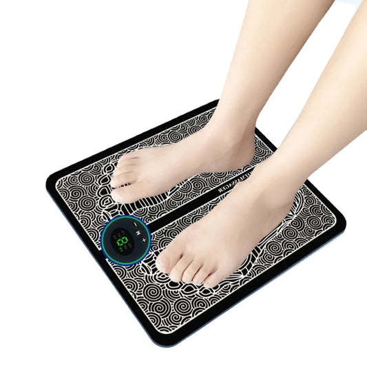 NEW EMS Pulse Electric Foot Massager Foot Therapy Machine Foot Pad Intelligent Acupuncture Foot Pad Pad Muscle Stimulation