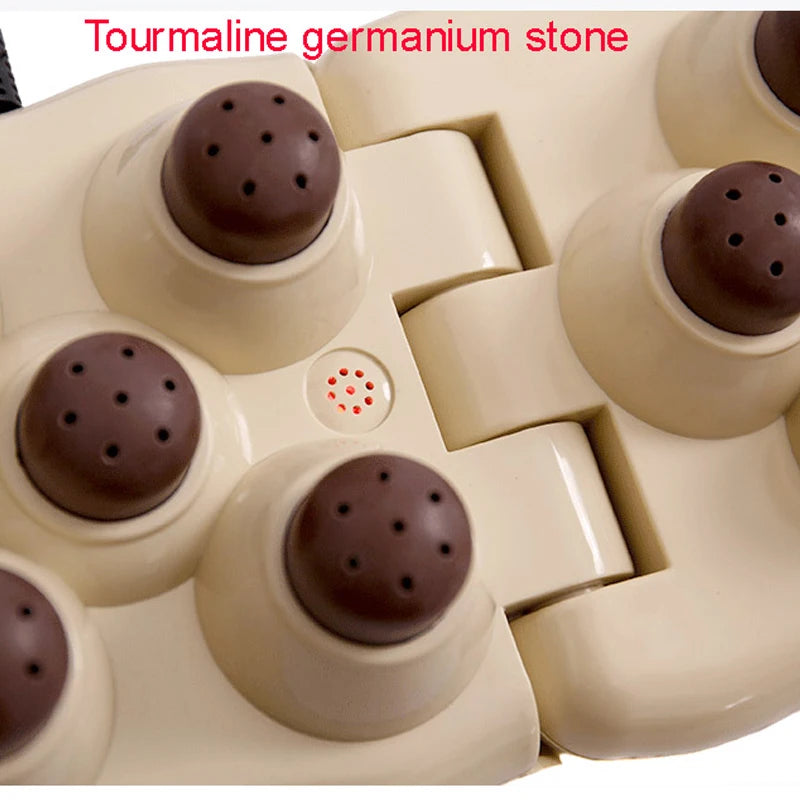 Electric Body shaping Massager Jade Germanium Stone Massage Balls Heating Negative Ion Foldable Natural Tourmaline Fir Heat