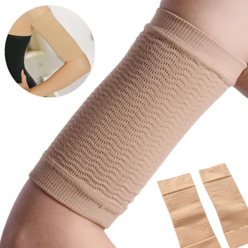 2PC Weight loss Calorie Slim Arm Leg Shaper Fitness Leg Slim Shaper Burning Fat Socks Slim Wrap Arm Shaper Body Slimming Tool